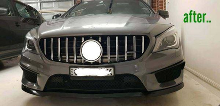 GRILL MERCEDES C117 CLA 13-19 AMG LOOK B/C