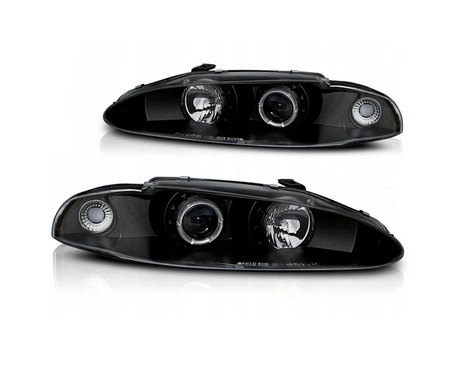 Strålkastare Mitsubishi Eclipse 95-96 Svart