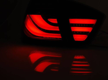 Bmw E90 05-08 rök svart led bar lampor