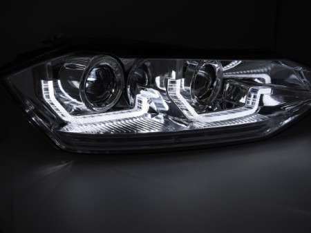 Strålkastare LED-linslampor DRL VW Polo VI 2G (2017-2021) | Dynamisk blinkersindikator