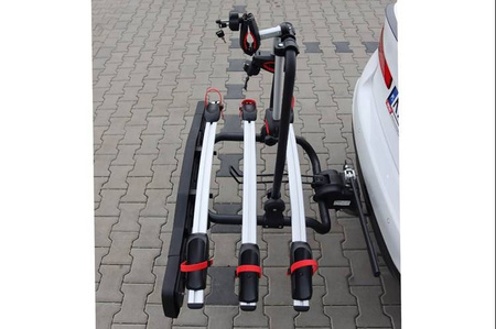 Krokmonterad cykelhållare platofrom - 3 cyklar TBC-01/3