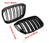 Grill BMW X3 X4 G01 G02 GLANS SVART 17 - 21