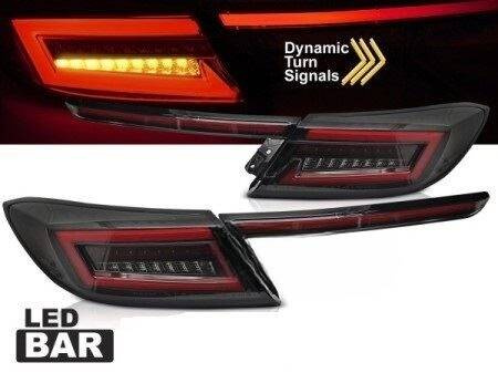 Toyota GR86 21-SVART SMOKE LED BAR LED-lampor