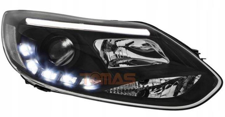 Ford Focus MK3 LED-strålkastare med rör