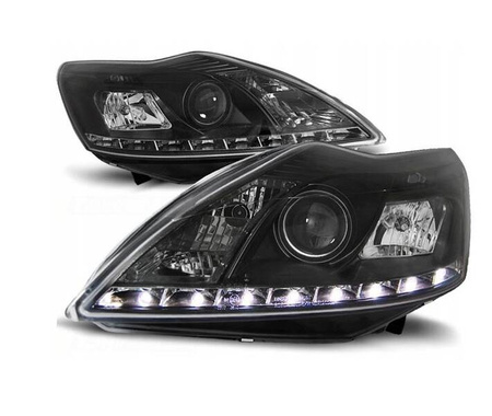 Ford Focus II 08-10 svarta LED-lampor + motorer