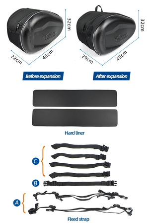 Motocentric sidoväskor