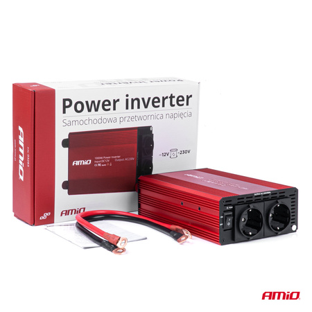 Przetwornica samochodová prądu 12V 230V 1000W