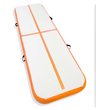 AIRTRACK 3 M ORANGE ACROBATIC TRACK GYMNASTIKMATTA UPPBLASBAR MADRASS STARK PUMP TRÄNINGSVÄSKA KUL FÖR BARN Vuxna