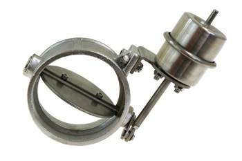 Pneumatiskt avgasspjäll 76 mm Vakuum Öppet