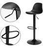 BARSTOL, EKO LÄDER, ROTERANDE BARSTOL, SVART, MODERN DESIGN KÖK