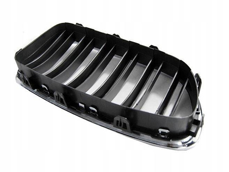 Njurgrill BMW F10 F11 M5 Look Chrome svart
