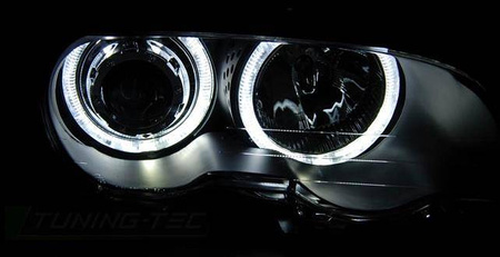Lampor BMW E46 99-03 COUPE CABRIO RINGI BLACK LED