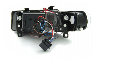 Lampor Seat Leon Toledo 99-04 Svart Ringi Ccfl