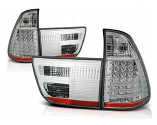 Bmw X5 E53 99-03 led-baklyktor i krom