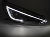 Framlyktor för Ford Focus MK3 14-18 svart LED