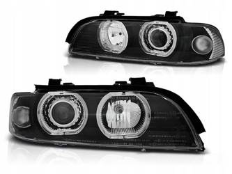 Strålkastare BMW E39 95-03 Svart Ring LED Depo