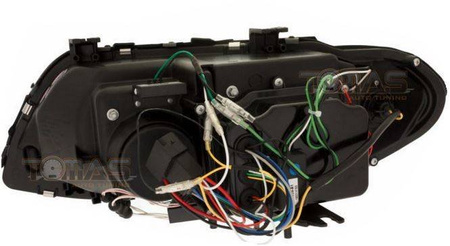 Strålkastare BMW X5 E53 Ringar CCFL Svart D2S XEN