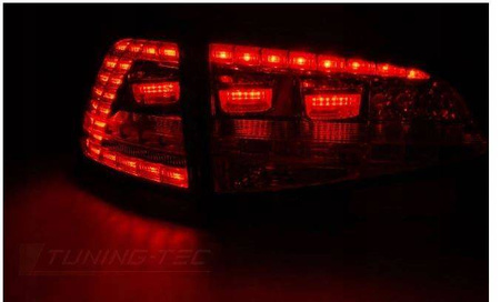 Vw Golf 7 VII 13-17 svarta led dts lampor