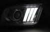 Strålkastare Ford Mustang 04-09 Krom Led Bar