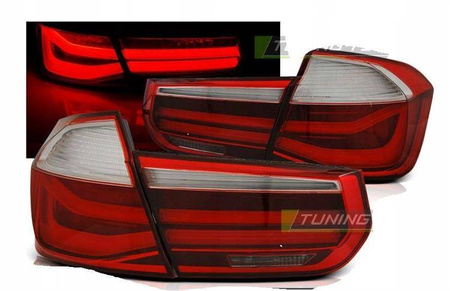 Bmw F30 11-15 röd rök led bar ljus