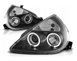 Strålkastare Ford Ka 96-08 Ringi Black Tuning