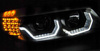 Bmw E90 E91 05-08 3d led svarta ringljus