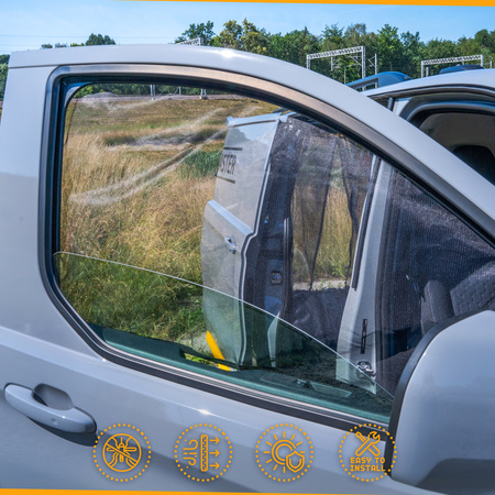 Fönsterskydd för främre dörrar Ford Transit VII V363 | FAD/FBD/FCD/FDD 2014-