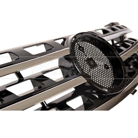 GRILL MERCEDES M-KLASS W164 05-08 SVART KROM