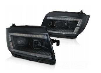 Led-strålkastare i svart för Vw Crafter Ii 2017-