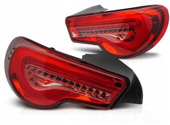 Röda LED-stångdiodlampor till Toyota gt86 12-21