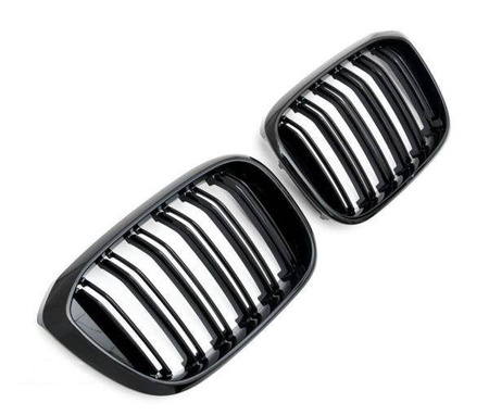 GRILL (NJURE) BMW X3 X4 G01 G02 LOOK M GLOSSY BLAC