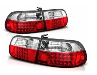 Honda Civic 3d LED-lampor 91-95 Röd Vit Led