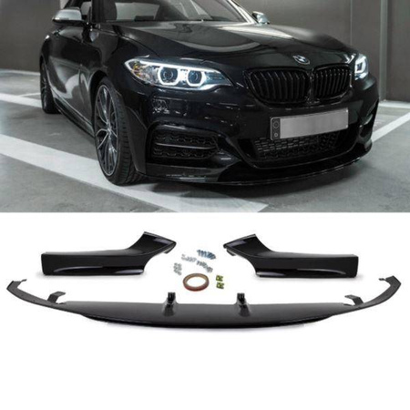 DOKŁADKA PRZEDNIA BMW F23 F22 13- GLOSSY BLACK MP
