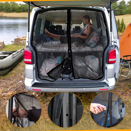 Peugeot Traveller I V 2016- skjutdörr myggnät