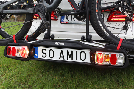 Krokmonterad cykelhållare - 2 cyklar TBC-01/2
