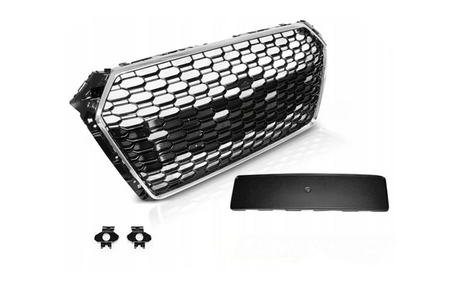 Frontgaller Sport Chrome Pdc för Audi A4 B9 15-19