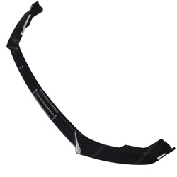 SKODA OCTAVIA MK4 främre stötfångare spoiler/splitter glänsande svart