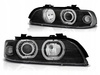 Strålkastare BMW E39 95-03 Svart Ring LED Depo