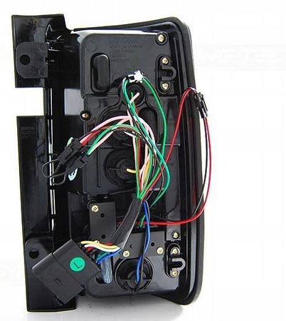 LED-lampor Vw Caddy 03-14 röd vit led bar