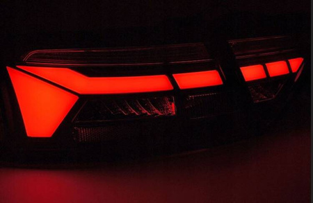 Röd rök LED-lampor för AUDI A5 11-16 LIFT