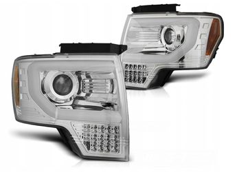 Framlampor Ford F150 Mk12 08-14 Led Krom