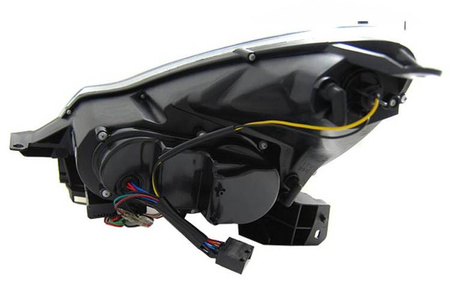 Strålkastare Opel Corsa D Svart Dayli Strålkastare