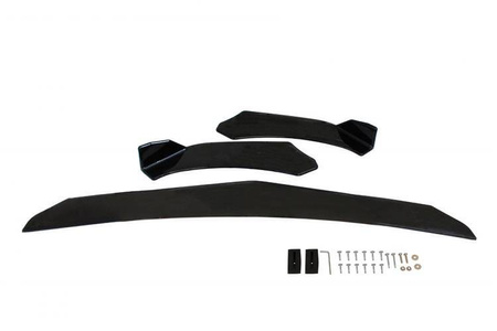 Universal splitter främre stötfångare spoiler 3-delad