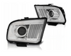Strålkastare Ford Mustang 04-09 Krom Led Bar
