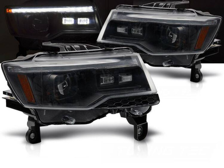 LED-kromlampor för Jeep Grand Cherokee WK 14-21