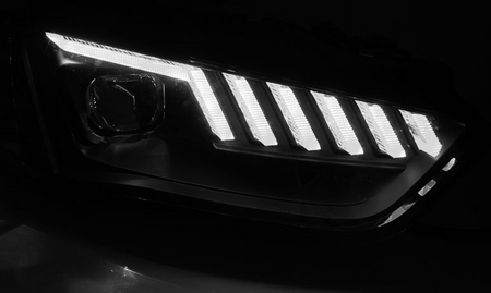 Xenon svarta strålkastare för AUDI A4 B8 12-15