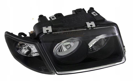 Strålkastare A3 8L BLACK RINGS