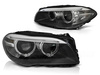 F10 F11 framljus 10-13 RINGI LED DRL BLACK X
