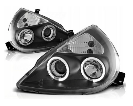 Strålkastare Ford Ka 96-08 Ringi Black Tuning