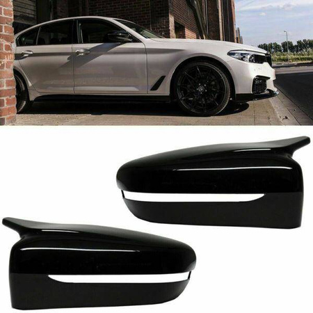 SPEGELKÅPOR BMW G30 G31 LOOK M5 GLANSIG
